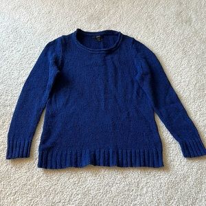 Cotton linen blend sweater